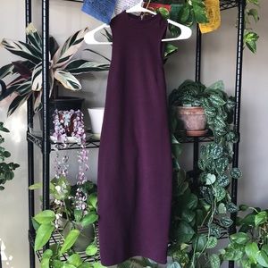 Purple Bodycon Dress